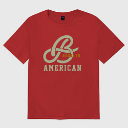 Женская футболка оверсайз Brooklyn american