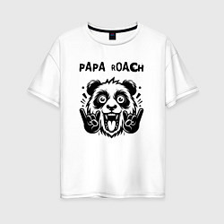 Женская футболка оверсайз Papa Roach - rock panda