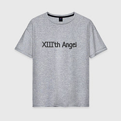 Женская футболка оверсайз XIIIth angel