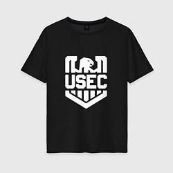 Женская футболка оверсайз Escape From Tarkov - USEC