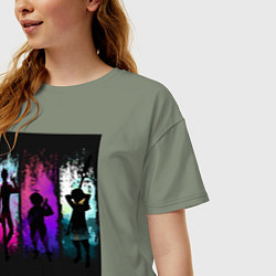 Футболка оверсайз женская Семь смертных грехов Кинг, цвет: авокадо — фото 2