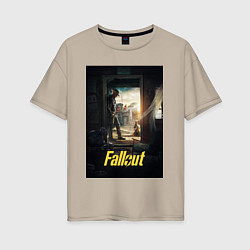 Женская футболка оверсайз Fallout - The Ghoul