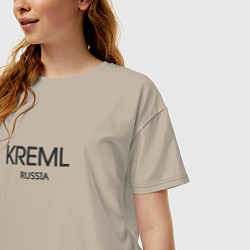 Футболка оверсайз женская Kreml, цвет: миндальный — фото 2
