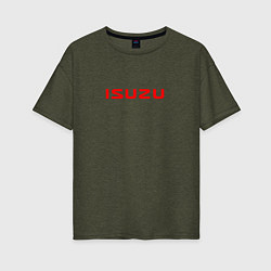 Женская футболка оверсайз Isuzu avto sport