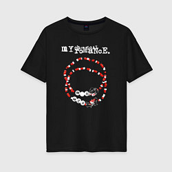 Женская футболка оверсайз My Chemical Romance rosary beads