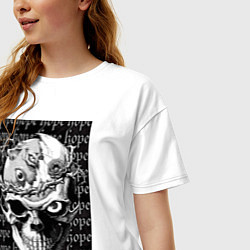 Футболка оверсайз женская Берсерк последняя надежда, цвет: белый — фото 2
