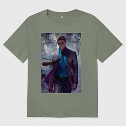 Женская футболка оверсайз Магическая битва Кэнто Нанами