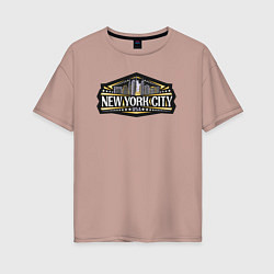 Женская футболка оверсайз USA Ney York city