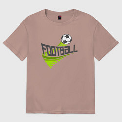 Женская футболка оверсайз Football game