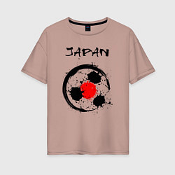 Женская футболка оверсайз Сборная Японии
