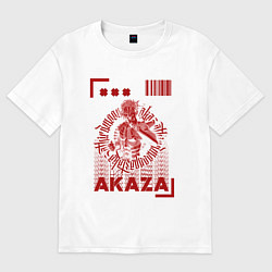 Женская футболка оверсайз Demon Slayer - Akaza