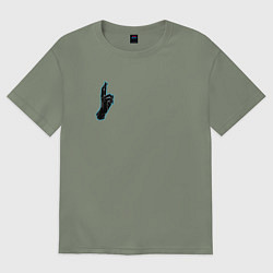 Женская футболка оверсайз The strongest, Satoru Gojo