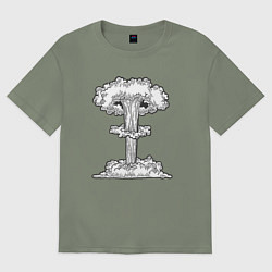 Футболка оверсайз женская Boom, цвет: авокадо