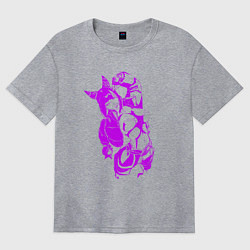 Футболка оверсайз женская Juri Han Street Fighter, цвет: меланж