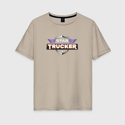 Женская футболка оверсайз Star Trucker