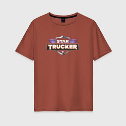 Женская футболка оверсайз Star Trucker