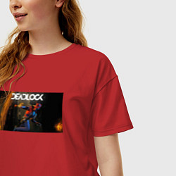 Футболка оверсайз женская Deadlock Infernus, цвет: красный — фото 2