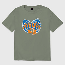 Футболка оверсайз женская Wu-tang knicks, цвет: авокадо