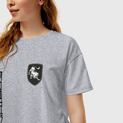 Футболка оверсайз женская Forthing, цвет: меланж — фото 2