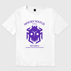 Футболка оверсайз женская Mourn Watch Dragon Age, цвет: белый