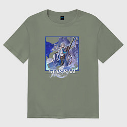 Футболка оверсайз женская Броня Рэнд, цвет: авокадо