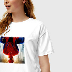 Футболка оверсайз женская Новый человек паук, цвет: белый — фото 2