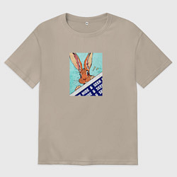 Женская футболка оверсайз Hide and seek