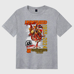 Футболка оверсайз женская Dragon ball Gokuu Son, цвет: меланж