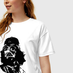 Футболка оверсайз женская Vader - viva la empire, цвет: белый — фото 2