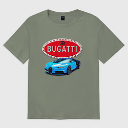Футболка оверсайз женская Bugatti - motorsport, цвет: авокадо