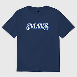 Футболка оверсайз женская Mavs, цвет: тёмно-синий
