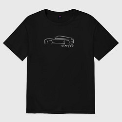 Футболка оверсайз женская Drift 2025, цвет: черный