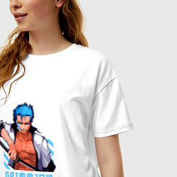 Футболка оверсайз женская Блич Гриммджоу, цвет: белый — фото 2