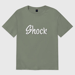 Футболка оверсайз женская Shock, цвет: авокадо