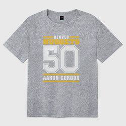 Футболка оверсайз женская Denver - Aaron Gordon, цвет: меланж