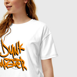 Футболка оверсайз женская Dunk master, цвет: белый — фото 2