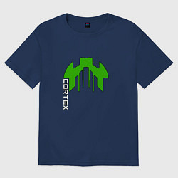 Женская футболка оверсайз Cortex зелёный aneurism iv