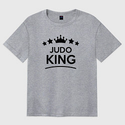 Женская футболка оверсайз Король дзюдо