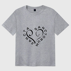 Женская футболка оверсайз Святая святых