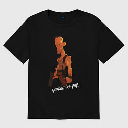 Женская футболка оверсайз Yippee-ki-yay - Джон Макклейн