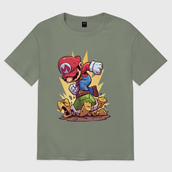 Футболка оверсайз женская Марио, цвет: авокадо