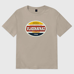 Женская футболка оверсайз Владикавказ Суперсерия