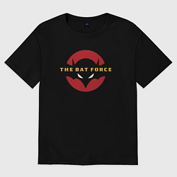 Женская футболка оверсайз The bat force