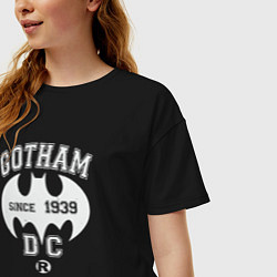 Футболка оверсайз женская Gotham 1939, цвет: черный — фото 2