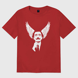 Женская футболка оверсайз Сальвадор Дали с крыльями