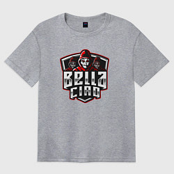 Женская футболка оверсайз Bella ciao mans