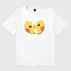 Женская футболка оверсайз Wu-tang Pikachu