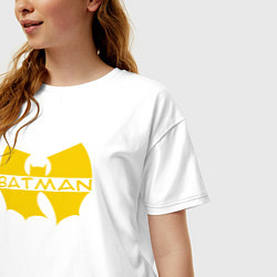 Футболка оверсайз женская Wu-tang Batman, цвет: белый — фото 2