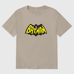 Женская футболка оверсайз Batman old classic