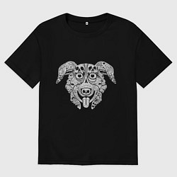 Женская футболка оверсайз Мистер Пиклз face